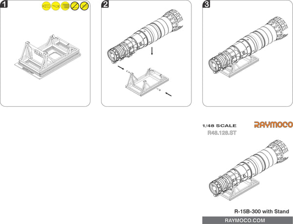 RC48.107.00  1/48 Collection of 4 sets for MiG-25RBT. Recommended Kit - ICM