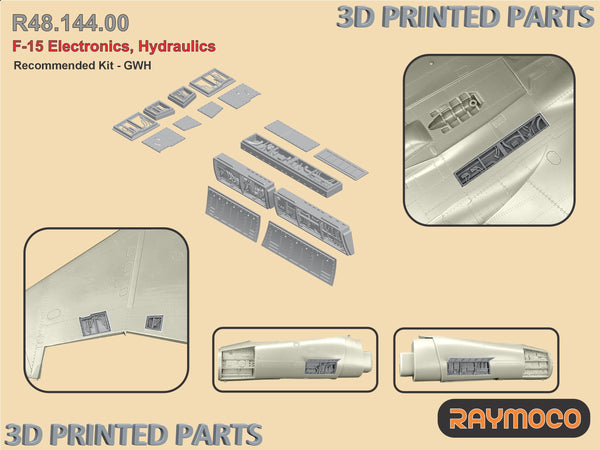 Collection of 5 sets for F-15 C/E for Great Wall Hobby Kit - 1/48 | RC48.108.00