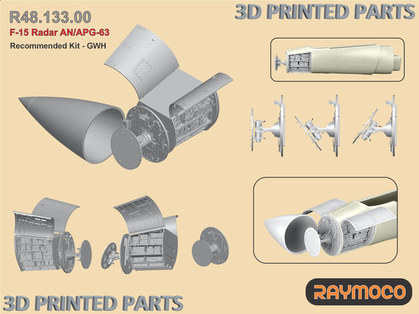 Collection of 5 sets for F-15 C/E for Great Wall Hobby Kit - 1/48 | RC48.108.00